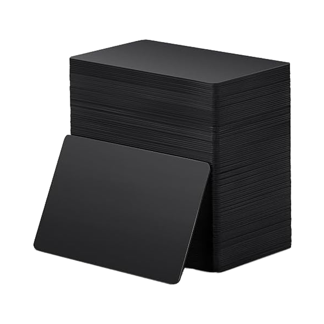 NFC Blank PVC Black Cards Digital Programmable Access Control Chip 888 Bytes Memory Compatible NFC Enabled Smart Phone