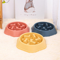 Vente chaude saine mangeoire pour animaux de compagnie mangeoire pour chien mangeant lentement chien assiette bol mangeoire pour chien mangeant lentement bol pour animaux de compagnie petit