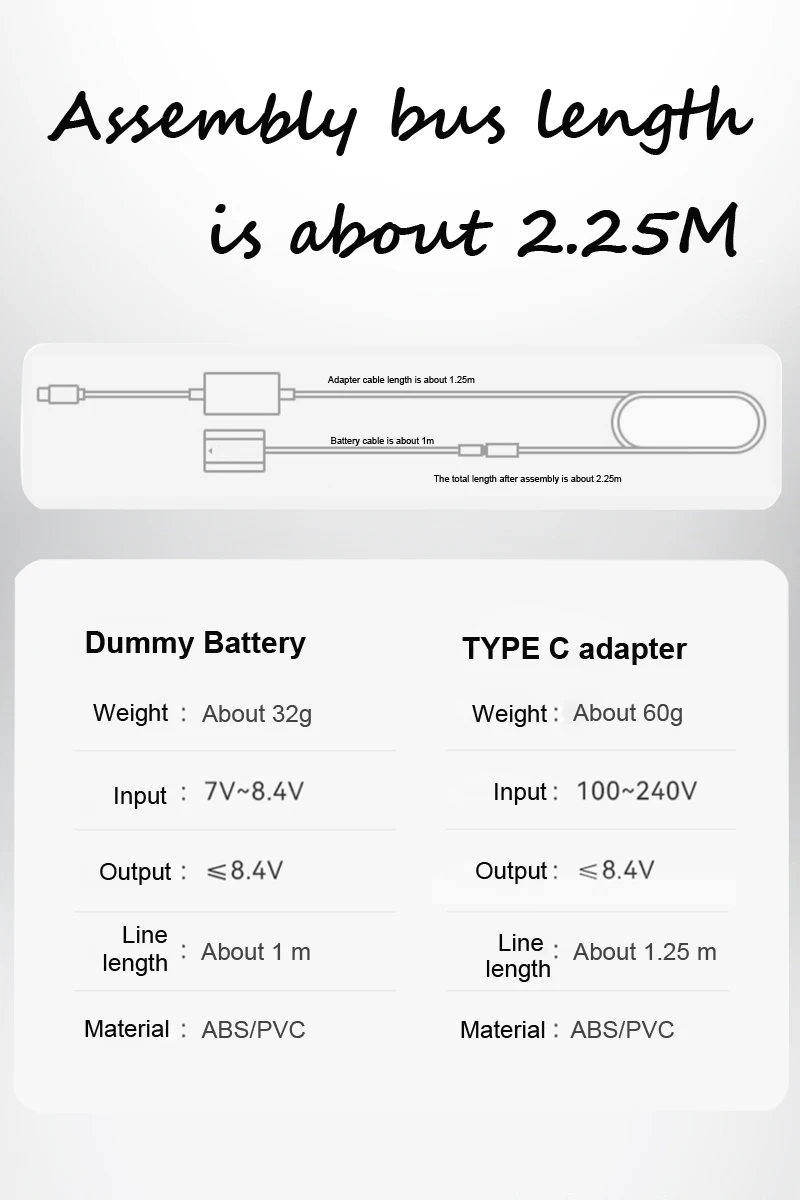 TYPE C Convertor PW20 DC COUPLER Full Decoded NP-FW50 Dummy Battery Snoy Alpha A6400 ILCE-6400 6500 6300 6000 5100 5000 Camera