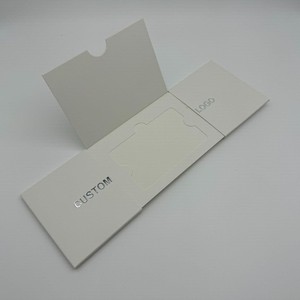 Custom Credit Card Holder Two Way Pull Out NFC Card <b>Box</b> Reusable Paperboard <b>Folder</b> Business Packaging - Product Image 1