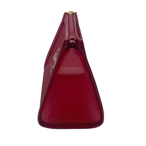 Wholesale Nylon Mesh Clear Makeup Bag <strong>Custom</strong> Logo OEM ODM Lightweight Small Cosmetic Bag Zipper Closure Promotional Beauty <strong>Pouch</strong> - Product Image 4