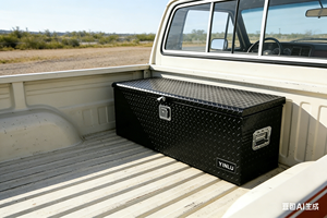 Boîte à outils pour camion en aluminium avec revêtement en poudre, robuste, verrouillable, étanche, résistante à la rouille et à la corrosion, boîte de rangement pour pick-up pour la réparation automobile - Product Image 5