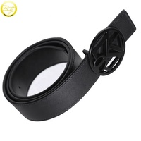 Fabricant de boucles de ceinture tendance, boucle personnalisée en lettres dorées, ceinture réglable, accessoire métallique, forme ronde, logo métallique, quincaillerie pour la taille
