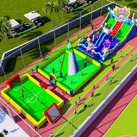 Parc de jeux gonflables géant certifié TUV, plus grand château gonflable, parc à thème gonflable, aire de jeux gonflable