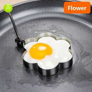 Nouveau moule à œufs et crêpes en acier inoxydable K173 – Outil de cuisson pour œufs frits et omelettes – Accessoire de cuisine et gadget en forme d'anneau - Product Image 4