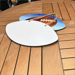 <span class=keywords><strong>Plaque</strong></span> MDF de sublimation football 10"x6" MDFSUB, blanc brillant, imprimable par sublimation, pour panneau mural en <span class=keywords><strong>bois</strong></span>, cadeaux sportifs personnalisés - Product Image 3