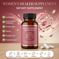 Mélange OEM Pro & Prébiotiques d'Extrait de Réglisse, Pamplemousse, Origan, Framboise Rouge et Lactobacillus pour la Santé Féminine