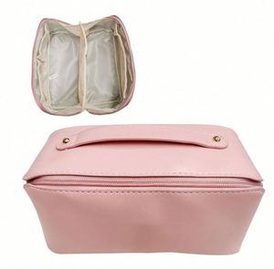 Cosmetic Toiletries Make up Bags Makeup Bag <b>Travel</b> Pouch Case Containers With Zipper Handle Straps Promotion <b>Gifts</b> - Product Image 2