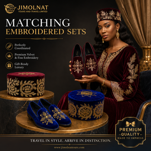 Disponible en Stock: Pañuelo Yoruba para la Cabeza, Gorro Étnico Africano para Hombre con Patrón de Hojas de Seda para Ceremonias Tradicionales y Bodas - Product Image 1