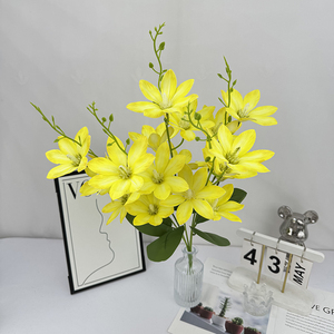 Têtes de fleurs artificielles Qianxi Qianxi <span class=keywords><strong>Mulan</strong></span> de haute qualité, décoration artisanale pour Noël, fête des mères, nouvel an, remise de diplôme - Product Image 2