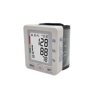 Chăm Sóc Sức Khỏe BP Monitor Heart Rate Monitor Trang Chủ Và Bệnh Viện Cổ Tay Kỹ Thuật Số Blood Pressure Monitor