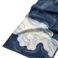 Tapis de fin de lit Indigo à motifs topographiques