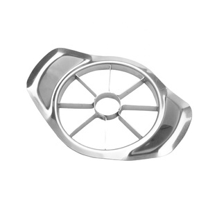 Commercio all'ingrosso in acciaio inox 8 lame manuale argento mela & <span class=keywords><strong>Mango</strong></span> carotatrice grande cucina frutta affettatrice durevole mela Cutter - Product Image 2