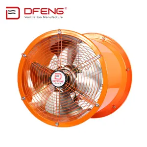 Ventilador de ventilação industrial fixado na parede, 16 polegadas ventilador axial de ventilação