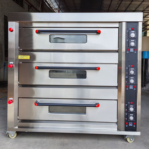 Horno de Panadería Industrial de 3 Niveles, Equipo de Cocina Comercial para Hoteles, Horno de Panadería de 12 Bandejas - Product Image 2