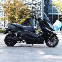 Motor Listrik Balap Dewasa 72V Langsung dari Pabrik, Sepeda Motor Cruiser Listrik Bertenaga Sport, Baterai Berorientasi Sport, Jangkauan 130KM, Model T9