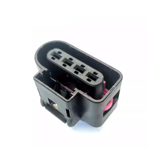 1718564-1/8K0973724 TE Tyco Оригинальный 4-контактный разъем, клеммный блок, жгут проводов, черный, PBT/PA66, для ЭБУ - Product Image 1