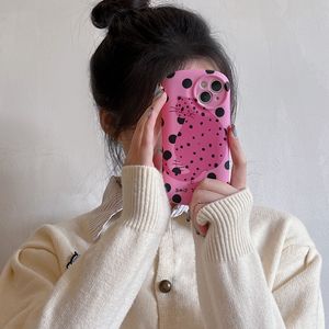 Funda personalizada para teléfono PC suave de lunares gato dragón fruta para Apple para iPhone 14 Pro Max 15 Plus 13 12 modelo agradable a la piel - Product Image 2