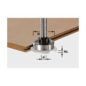 FESTOOL - 499804 Broche de coupe S8 1,5-5 - EAN 4014549202258 OUTILS ÉLECTRIQUES ACCESSOIRES ACCESSOIRES POUR ROUTEURS - Product Image 1