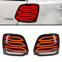 Feux arrière LED pour VW Polo 2011-2017, ensemble de feux arrière, compatible OE, feux de freinage et clignotants
