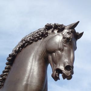 Estatua de caballo Leonardo <span class=keywords><strong>Da</strong></span> <span class=keywords><strong>Vinci</strong></span>, escultura de bronce, animal - Product Image 3