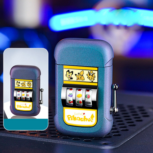 Eléctrico creativo a prueba de viento Plasma barbacoa vela Camping fuego encendedor al por mayor Lucky Jackpot sin llama doble arco encendedor de cigarrillos - Product Image 4