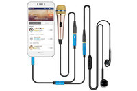 Cable auxiliar para auriculares, conector Jack de 3,5mm, 1 hembra a 2 macho, Cable divisor de Audio estéreo Y