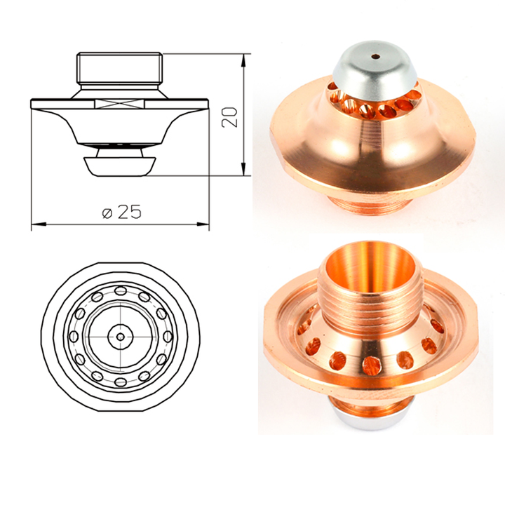 AM-アマダレーザーマシン用ノズルファイバーS1.0S1.2mm Fe HCPS1.0FE 