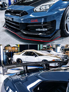 Kit Carrozzeria Stile Top Secret 2024 per <span class=keywords><strong>Nissan</strong></span> <span class=keywords><strong>GTR</strong></span> R35, Paraurti Anteriore e Posteriore, Spoiler, Copertura Motore, Minigonne Laterali - Product Image 4