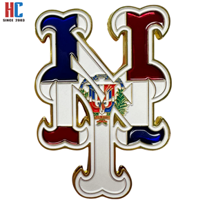20 anni di fabbrica personalizzata Repubblica dominicana Mets sfida moneta - Product Image 2