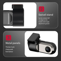 Caméra embarquée HD USB Android ADAS DVR spéciale pour lecteur multimédia, enregistreur vidéo, vision arrière, objectif caché, alliage de zinc