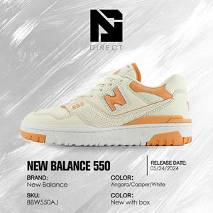 New Balance Wmns Bbw550 'angora Copper' Zapatillas deportivas informales transpirables para correr, zapatillas de lujo - Product Image 6