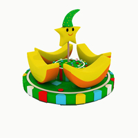 La dernière personnalisation du carrousel électrique pour animaux Octopus, convient aux terrains de jeux intérieurs pour enfants et aux aires de jeux pour enfants