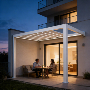 Pergola bioclimatique en aluminium réglable de luxe Tingmeihaoting 2024 pour <span class=keywords><strong>exposition</strong></span> en extérieur (vente en gros) - Product Image 3