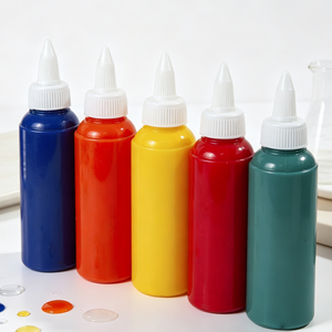 Colle pour fenêtres non toxique à viscosité moyenne, colle pour peinture scolaire et artisanat, 20 ml, colle pour fenêtres multicolore - Product Image 1