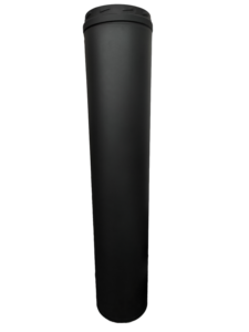 <span class=keywords><strong>Tuyau</strong></span> de cheminée à double paroi isolé noir certifié TUV CE de 6 pouces (<span class=keywords><strong>150</strong></span> <span class=keywords><strong>mm</strong></span>), <span class=keywords><strong>tuyau</strong></span> de poêle à <span class=keywords><strong>bois</strong></span> moderne en acier inoxydable à double paroi - Product Image 2