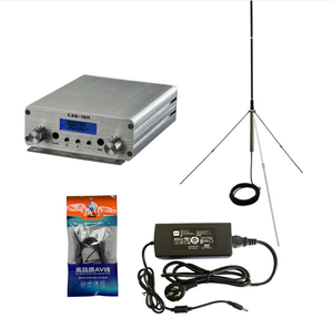 جهاز إرسال راديو FM طراز CZE-15A بقوة 2 واط/15 واط، تردد 87-108 ميجاهرتز، مع شاشة LCD ونظام PLL، لون فضي - Product Image 6