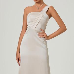 Robe <span class=keywords><strong>de</strong></span> mariée haut <span class=keywords><strong>de</strong></span> gamme blanche coupe sirène avec dentelle décorative, idéale pour l'été, traîne chapelle, longueur ras du sol - Product Image 4