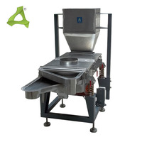Tamis vibrant linéaire à double couche pour le classement des grains de café, des graines de moutarde et des granulés, machine de tamisage vibratoire pour l'industrie alimentaire