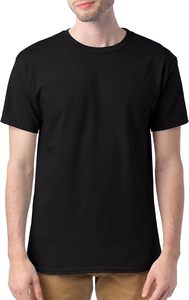 Camiseta informal de algodón de manga corta con cuello redondo para hombre 100% 180 gramos tejido de punto transpirable sólido en blanco Multipack Essentials - Product Image 3