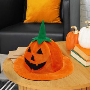 Chapeau de citrouille d'Halloween personnalisé SOLPOP, chapeau Jack O'Lantern, casquette décorative amusante en forme de citrouille, costume de fête d'Halloween pour femmes et hommes - Product Image 6