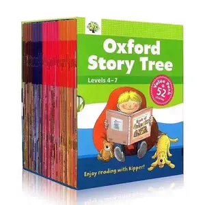 Softcover Preschool 4-7 Level Oxford Tree 52 Volumes Educational English Grammar Books For Baby