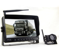 Monitor inalámbrico para coche, dispositivo de 7 pulgadas/9 pulgadas/10,1 pulgadas con 4 canales de grabación de vídeo