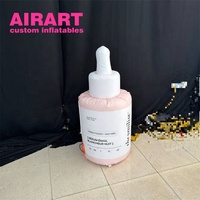 Bouteilles gonflables de maquillage de décoration d'événement bouteille gonflable faite sur commande pour l'affichage