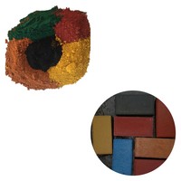 Pigment d'oxyde de fer pour poudre