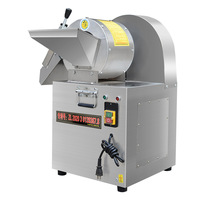 Elektrische automatische multifunctionele roestvrijstalen fruit-, ananas-, wortel-, aardappel-, ui- en groentesnijmachine
