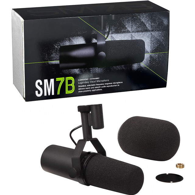 New Wired SM7B Dynamic Microphone for Music Recording Studio Broadcasting Live Use Portable with Shock Mount for Teaching
