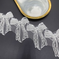 Dentelle de mariée décorative robe pour enfants taille garniture col manchette tous les accessoires dentelle à paillettes perlées