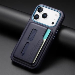 Étui portefeuille magnétique détachable de luxe avec pochette pour cartes de crédit, anti-RFID, pour iPhone 17 Pro Max, invisible - Product Image 1