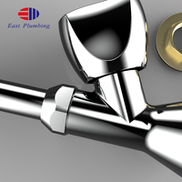 Robinet de robinet d'eau chromé à poignée unique à bas prix pour évier de cuisine